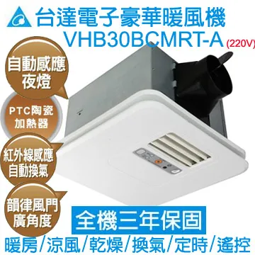 【台達電子】豪華300多功能循環涼暖風機(VHB30ACMRT-A 110V) 歷史價格詳細信息