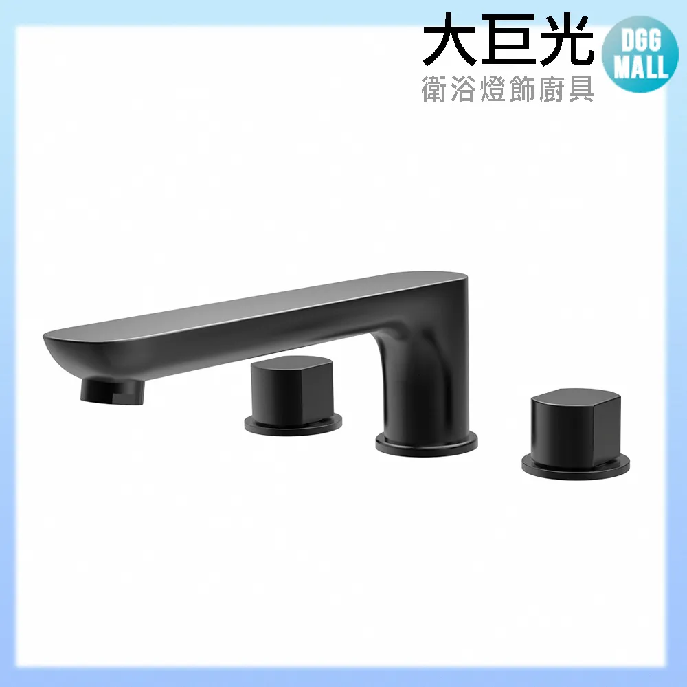 【大巨光】浴用檯面雙槍水龍頭_三件式(TAP-112058BB)6分 長版 歷史價格詳細信息