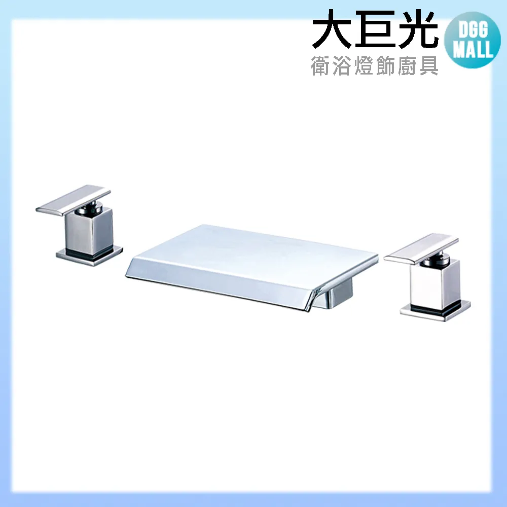 【大巨光】浴用檯面雙槍水龍頭_三件式(TAP-112058BB)6分 長版 歷史價格詳細信息