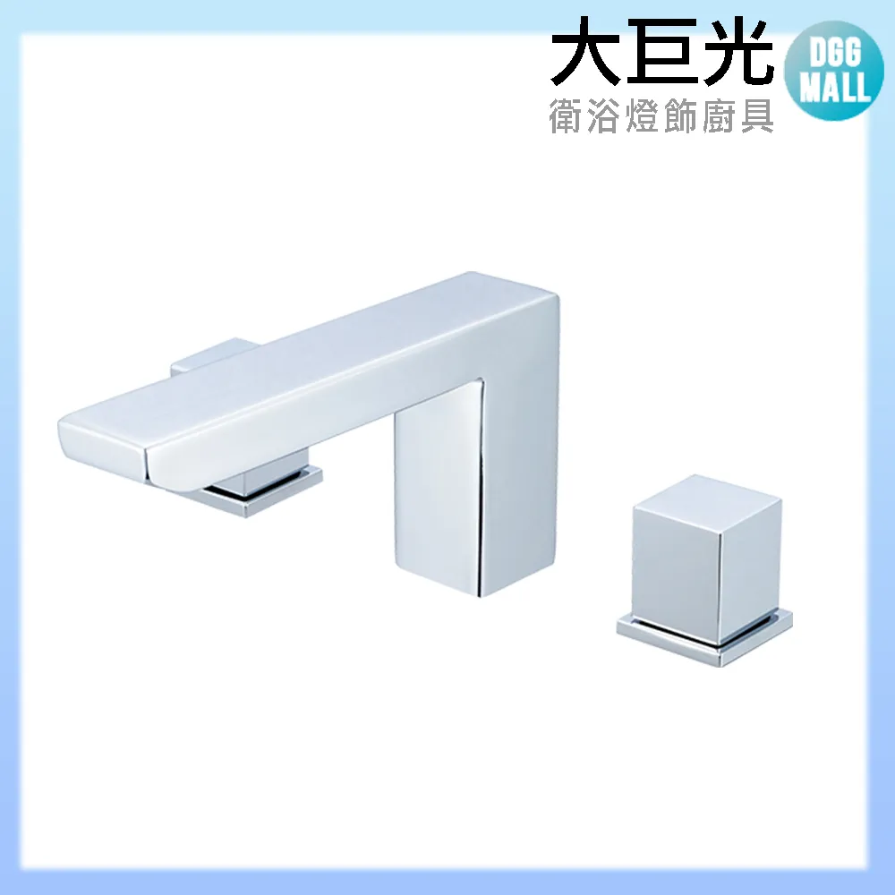 【大巨光】浴用檯面雙槍水龍頭_三件式(TAP-112058BB)6分 長版 歷史價格詳細信息