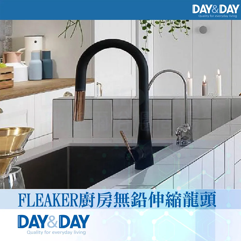 DAY&DAY 無鉛伸縮廚房龍頭 EA-211-GB 歷史價格詳細信息