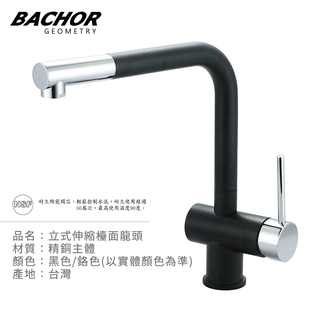 BACHOR 工業風RO兩用立式龍頭組(霧黑)-無安裝 歷史價格詳細信息