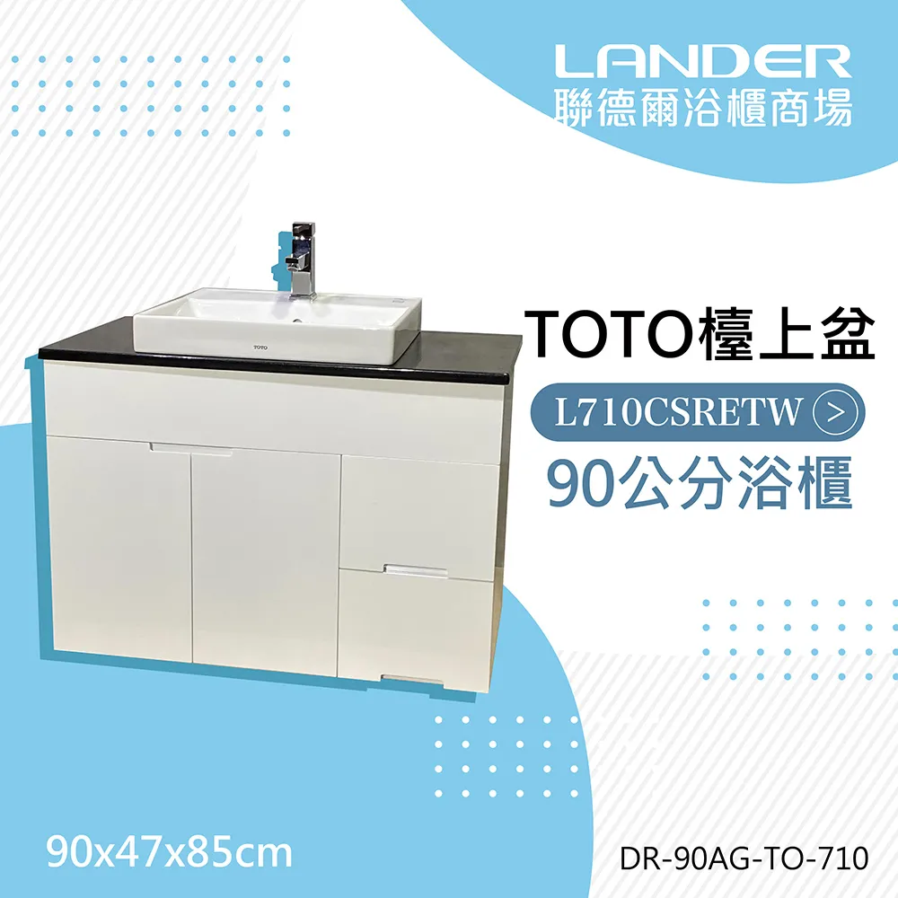 【TOTO】浴櫃組50公分-TOTO-L710CGUR浴櫃組-白色(盆+櫃/含304不鏽鋼龍頭配件) 歷史價格詳細信息