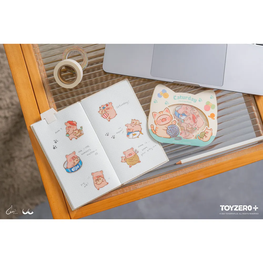 罐頭豬LuLu 豬熊豬羊系列 - 5 x 5 cm 毛絨貼紙 (豬羊) 歷史價格詳細信息