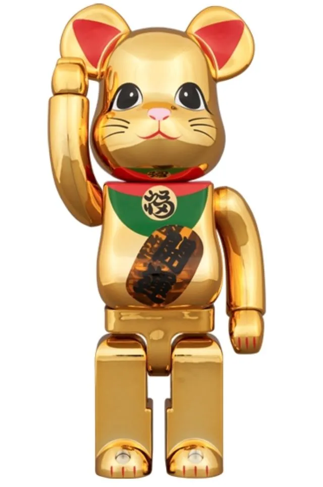 BE@RBRICK 招財猫 金福 100％ & 400％ 歷史價格詳細信息