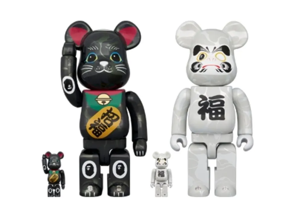BE@RBRICK 招財猫 金福 100％ & 400％ 歷史價格詳細信息
