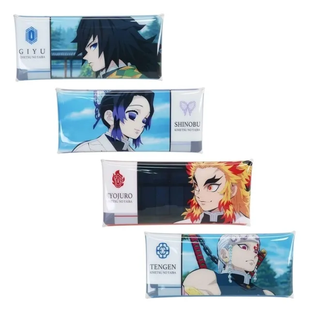 鬼滅之刃筆袋鉛筆盒收納袋皮質小方型款 912373/912374【小品館】 歷史價格詳細信息