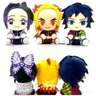 鬼滅之刃富岡義勇煉獄杏壽郎胡蝶忍絨毛娃娃玩偶坐姿款30公分 29683【小品館】 歷史價格詳細信息