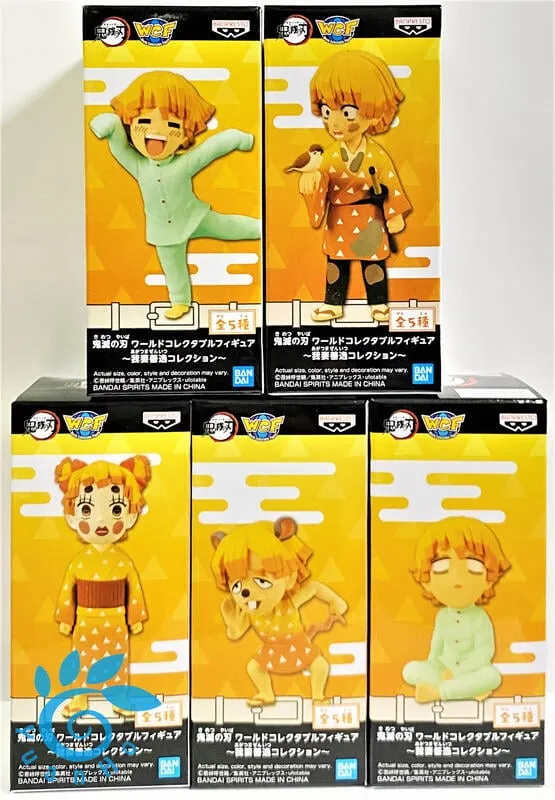 萬代 BANDAI 景品 WCF 鬼滅之刃 鬼滅刃 我妻善逸 COLLECTION 一套五款 歷史價格詳細信息