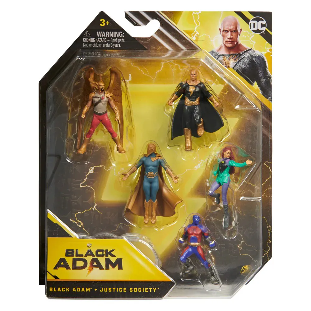《DC》Black Adam-4吋黑亞當 雙人可動人偶組(黑亞當與鷹俠) 歷史價格詳細信息