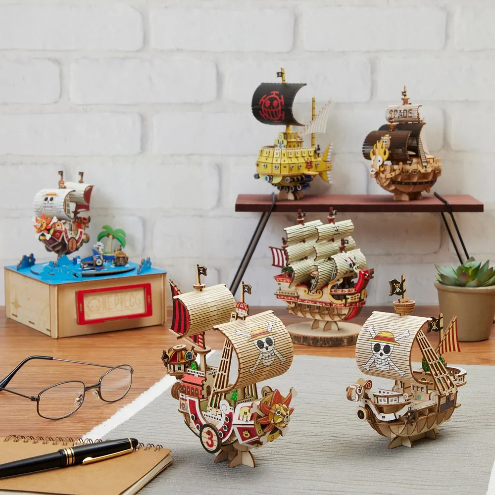 日本【wagumi】One Piece木質立體拼圖-黃金梅利號 歷史價格詳細信息