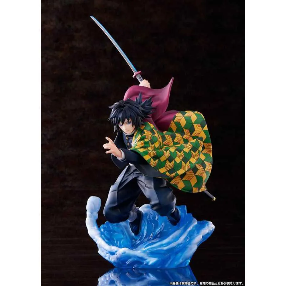 鬼滅之刃 富岡義勇 水柱 戰鬥版 雕像模型盒裝手辦二次元動漫禮物BY828 歷史價格詳細信息