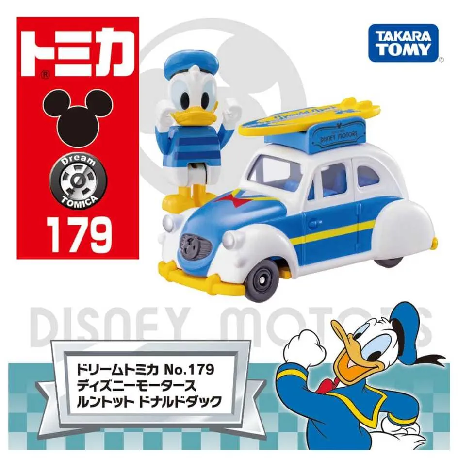 TAKARA TOMY 多美小汽車 DREAM TOMICA #179 唐老鴨衝浪旅行車 附人偶 歷史價格詳細信息