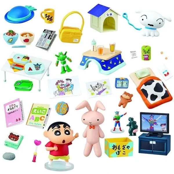 8款蠟筆小新手辦野原新之助美人魚康達姆兔女郎桌面擺件卡通公仔 歷史價格詳細信息