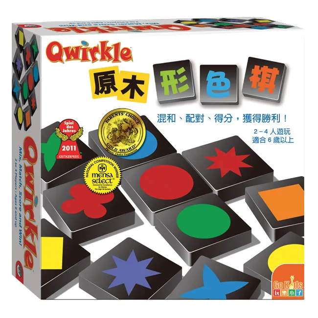 原木形色棋 Qwirkle 繁體中文版 高雄龐奇桌遊 歷史價格詳細信息