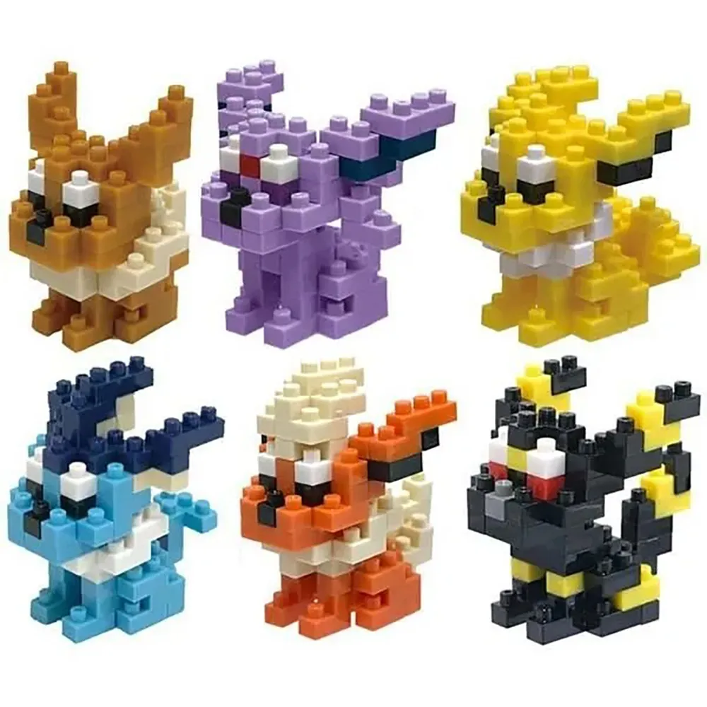 《 Nano Block 迷你積木 》NBMPM-05s 迷你寶可夢收藏系列伊布家族(@6/盒) 價格比較,價格查詢,歷史價格詳細信息