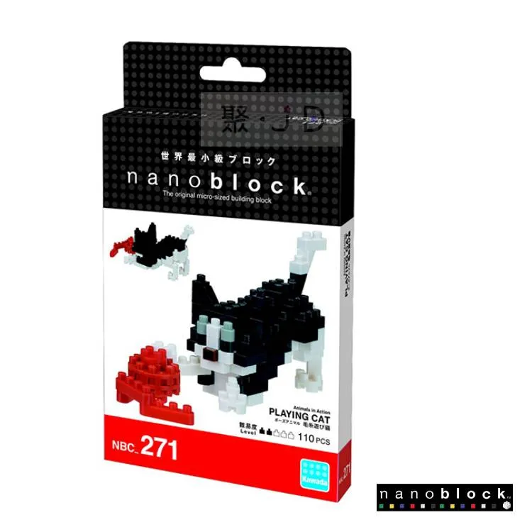 【日本 Kawada 河田】Nanoblock 迷你積木 NBC-031 招財貓 歷史價格詳細信息