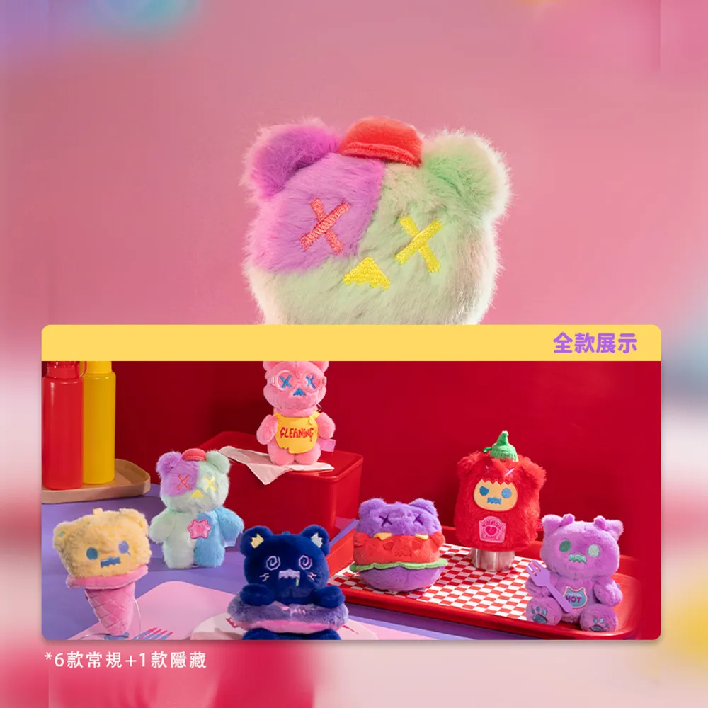 Shinwoo幽靈熊 夜幕餐館系列公仔盒玩(兩入隨機款) 歷史價格詳細信息