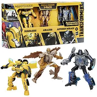 Hasbro 變形金剛 萬獸崛起 豪華戰將 森林任務 三入組 大黃蜂 神鷹  幻影 F80485L00 歷史價格詳細信息
