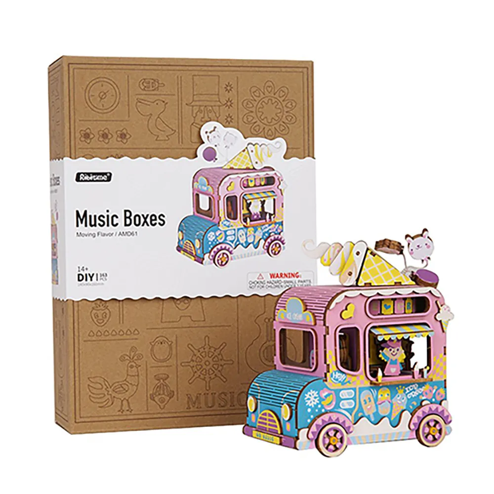 《 Robotime 》3D立體木製拼圖 音樂盒系列 - AMD41 馬戲團 歷史價格詳細信息