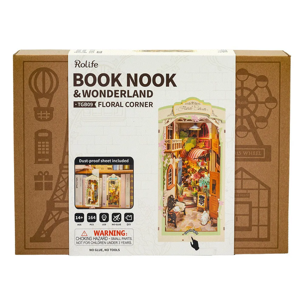 《 Robotime 》立體組裝模型書立架 落櫻 歷史價格詳細信息