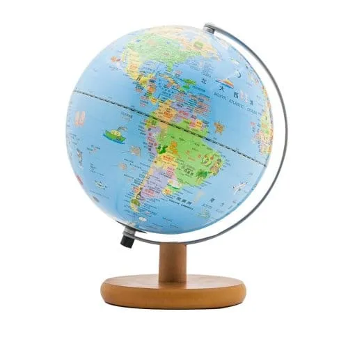 【SkyGlobe】10吋可愛動物插圖塑膠地球儀(繁中英文對照) 歷史價格詳細信息