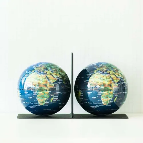 【WUZ屋子】Skyglobe 5吋白鐵底座存錢筒地球儀(英文版)-粉綠 歷史價格詳細信息