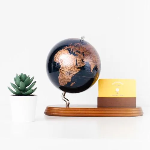 SkyGlobe 5吋金屬紫時尚古銅底座地球儀(英文版) 歷史價格詳細信息