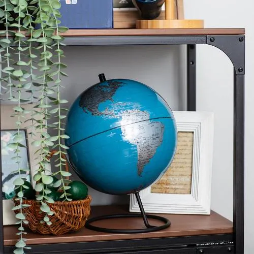 【SkyGlobe】10吋藍色O型霧黑鐵質底座地球儀《WUZ屋子-台北》10吋 擺飾 地球儀 O型 藍色 黑鐵質底座 歷史價格詳細信息