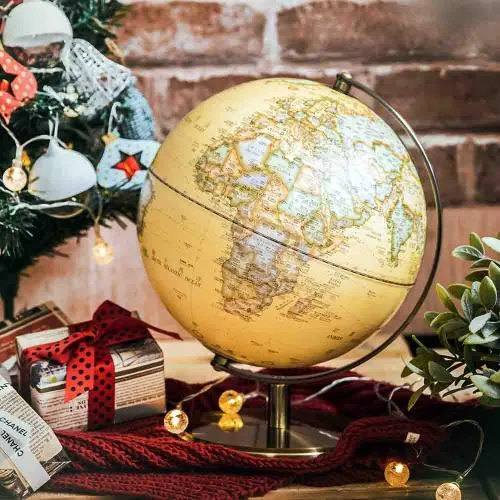 【WUZ屋子】SkyGlobe 10吋新動物版360度旋轉木座地球儀(中英文對照) 歷史價格詳細信息