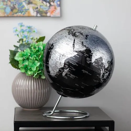 【SkyGlobe】5吋亮面衛星O型亮鉻底座地球儀《WUZ屋子-台北》5吋 擺飾 地球儀 亮面 衛星 O型 裝飾 送禮 歷史價格詳細信息