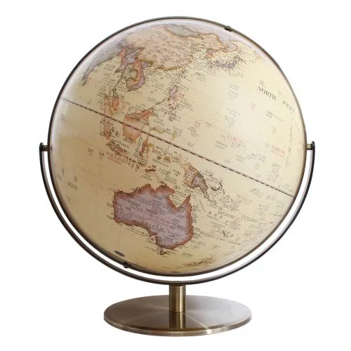 【WUZ屋子】SkyGlobe 5吋仿古O型亮鉻底座地球儀 歷史價格詳細信息