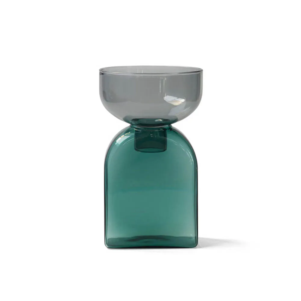 【WUZ屋子】日本 amabro TWO TONE 雙色花瓶 方-琥珀x灰 歷史價格詳細信息