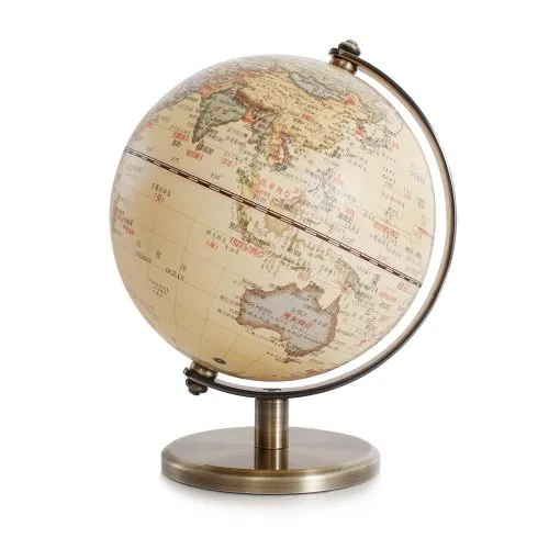 SkyGlobe 5吋金屬紫時尚古銅底座地球儀(英文版) 歷史價格詳細信息