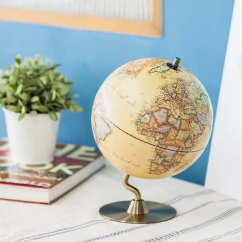 SkyGlobe 5吋金屬紫時尚古銅底座地球儀(英文版) 歷史價格詳細信息