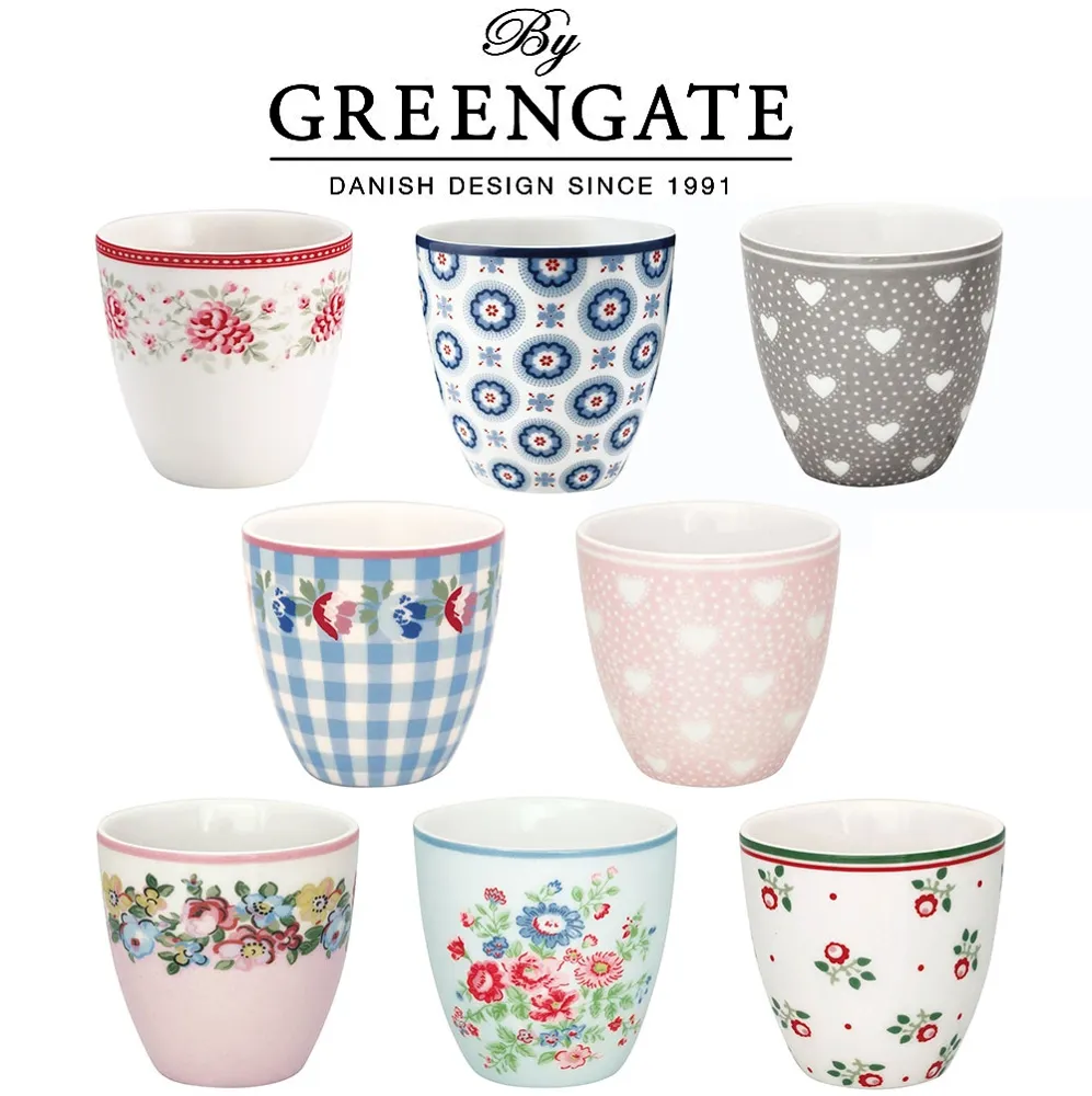 【WUZ屋子】丹麥GreenGate 拿鐵杯 多款花樣 歷史價格詳細信息