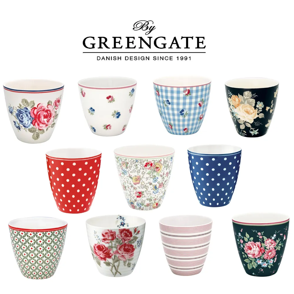 【WUZ屋子】丹麥GreenGate 拿鐵杯 多款花樣 歷史價格詳細信息