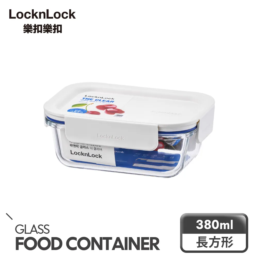 【樂扣樂扣】新美學耐熱玻璃保鮮盒/長方形/160ml/白(1A01-LNG414WHT) 歷史價格詳細信息