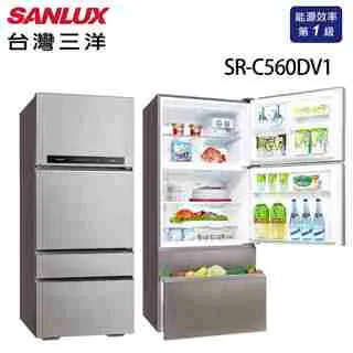 【SANLUX 台灣三洋】560L《變頻-四門》采晶鏡面冰箱SR-C560DV1 歷史價格詳細信息