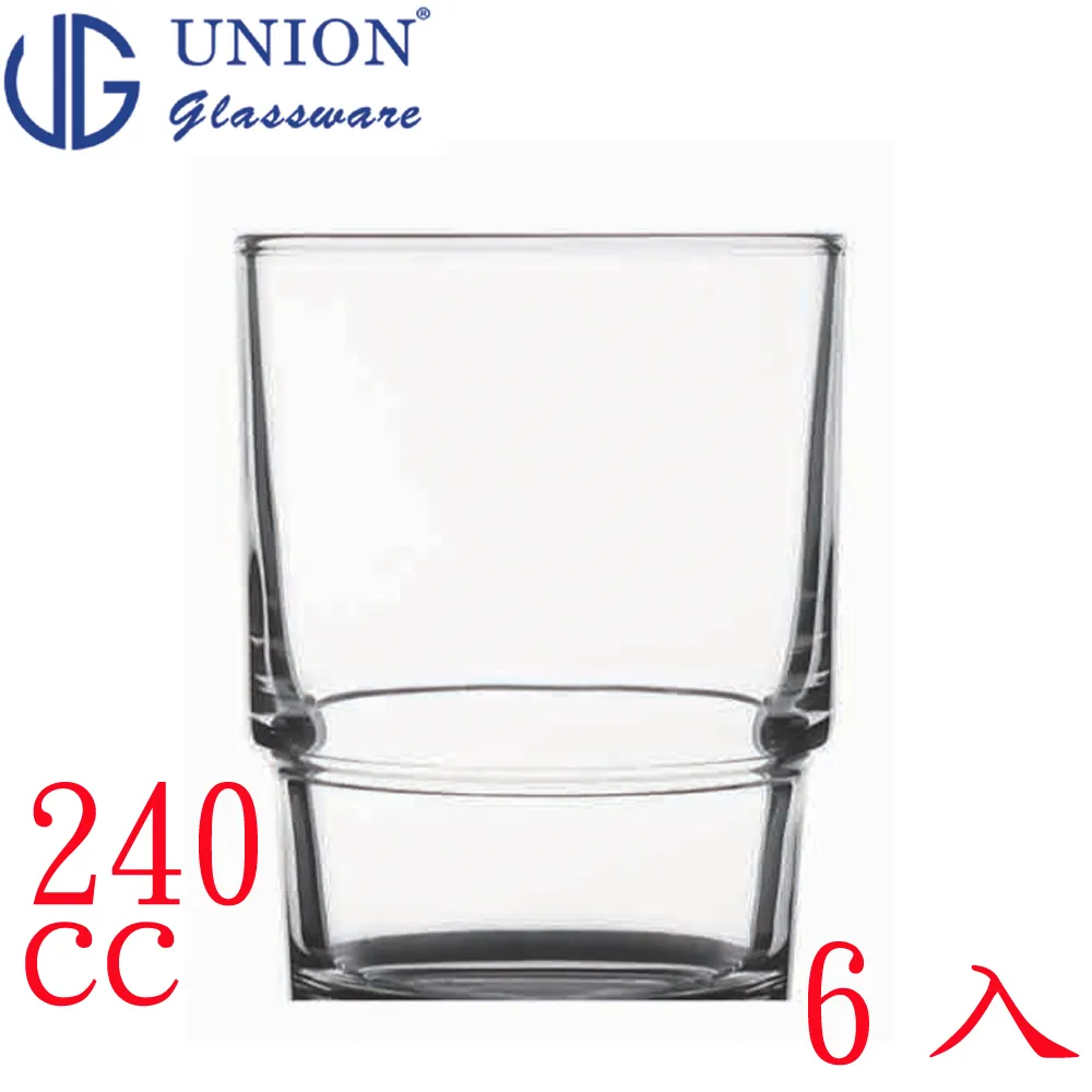 泰國UNION玻璃可疊式水杯240cc-六入組 價格比較,價格查詢,歷史價格詳細信息