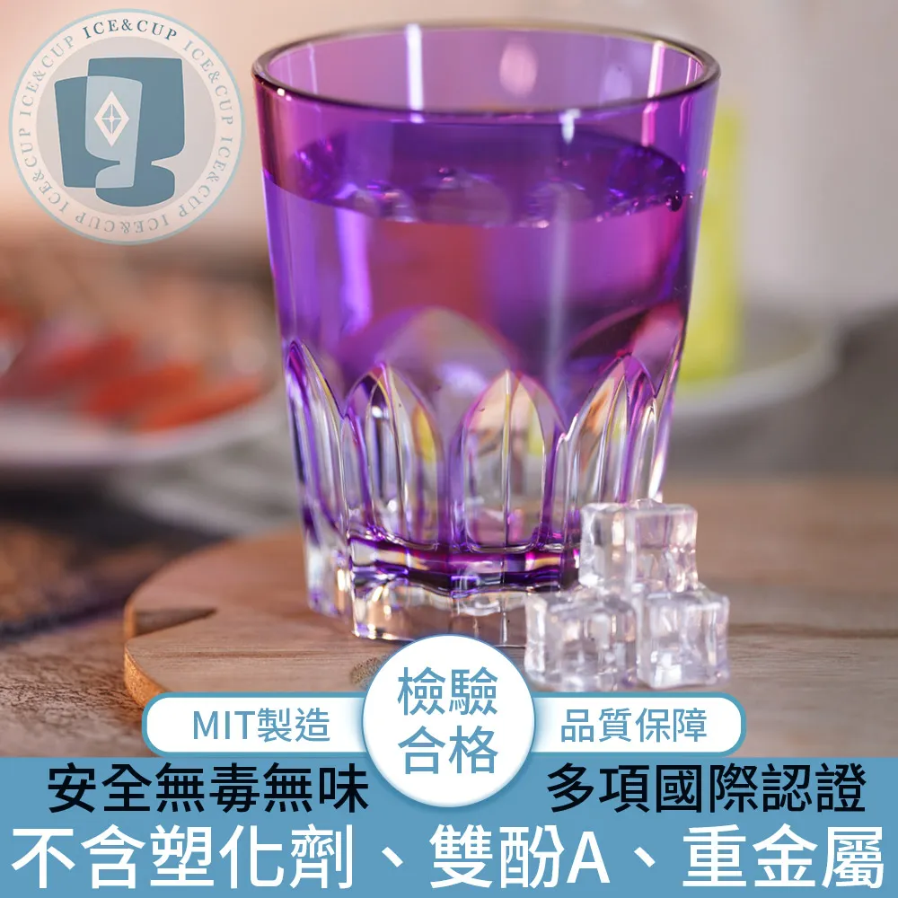 【ICE&CUP】歐美熱銷台灣製造 冰鑽條紋古典水杯 粉/430ml 歷史價格詳細信息