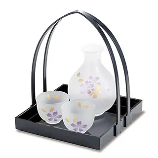 【日本 廣田硝子】 姬小鹿清酒杯壺拖盤組 歷史價格詳細信息