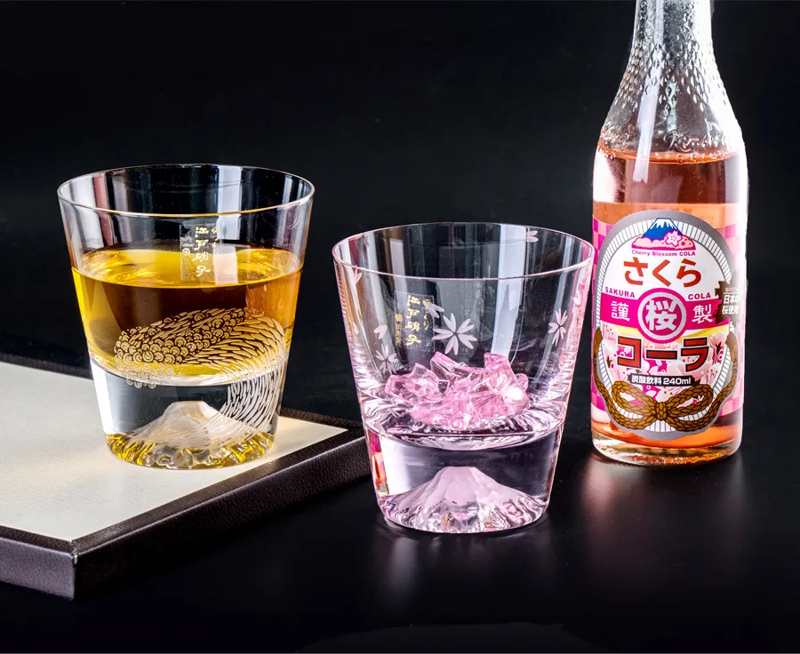 【田島硝子】富士山杯 神奈川巨浪x金箔漆黑款 威士忌杯+金箔冷酒杯2入組(TG20-01-NAMI+TG20-016-1GK) 歷史價格詳細信息