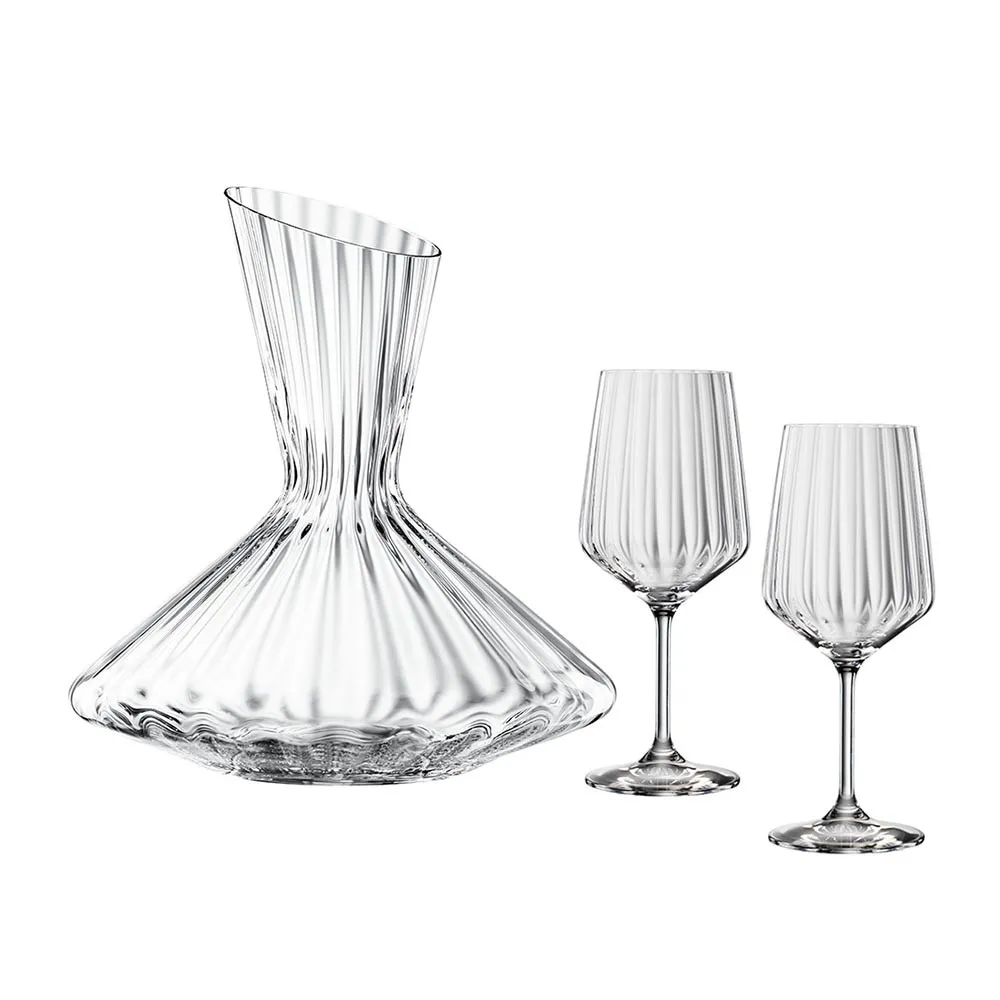 【Spiegelau】德國Lifestyle醒酒器+紅酒杯彩盒組 歷史價格詳細信息