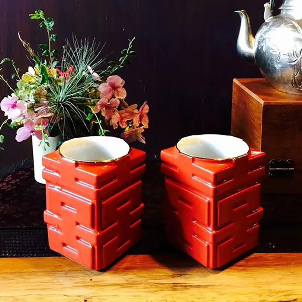 囍悅-雙喜對杯-萬分疼媳-禮品 TALES神話言官方旗艦店 歷史價格詳細信息