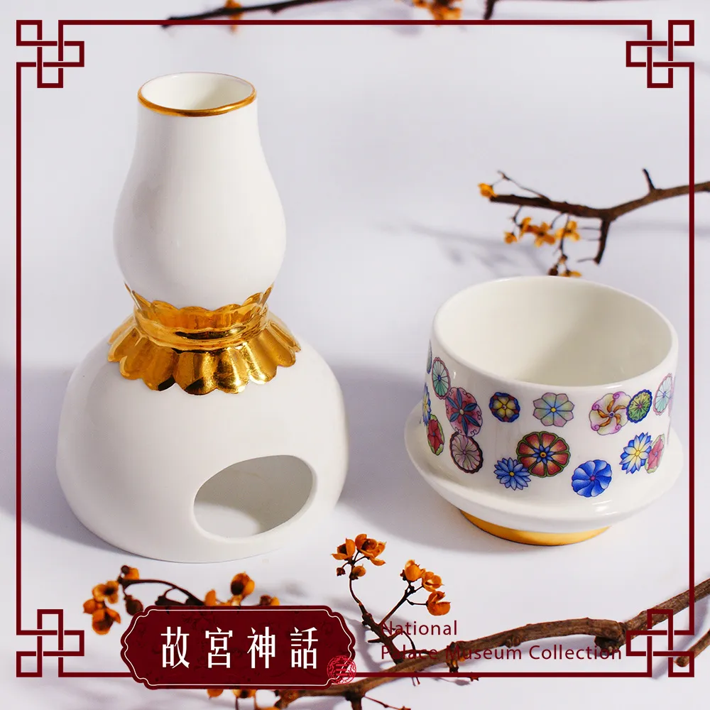 故宮神話-心經法嚴-寶瓶-轉經瓶(花器 擺飾)-諸法空相-禮品 TALES神話言官方旗艦店 歷史價格詳細信息