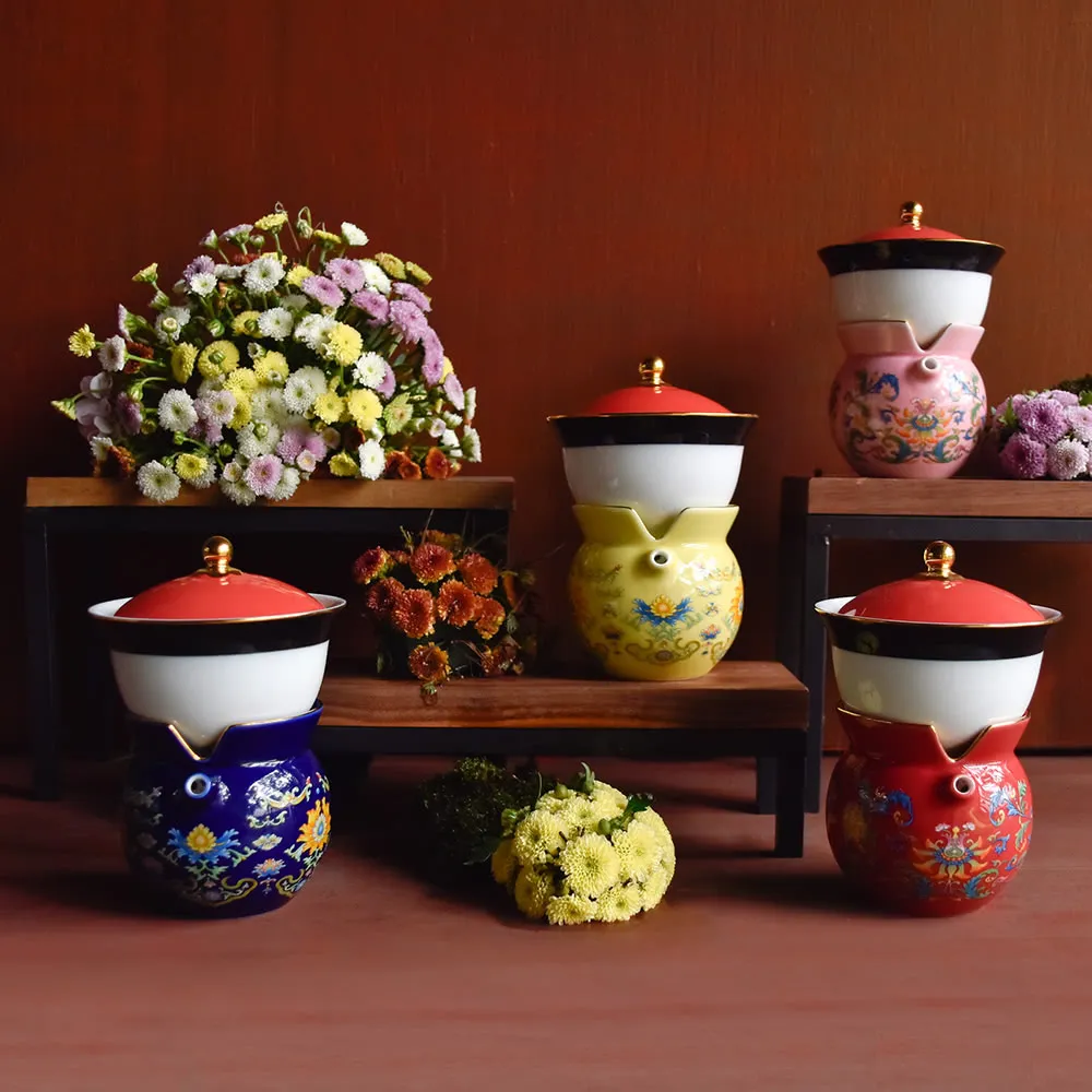 新乾隆美學-滿月壺茶具組-輝黃鳳蓮(1壺4杯) 歷史價格詳細信息