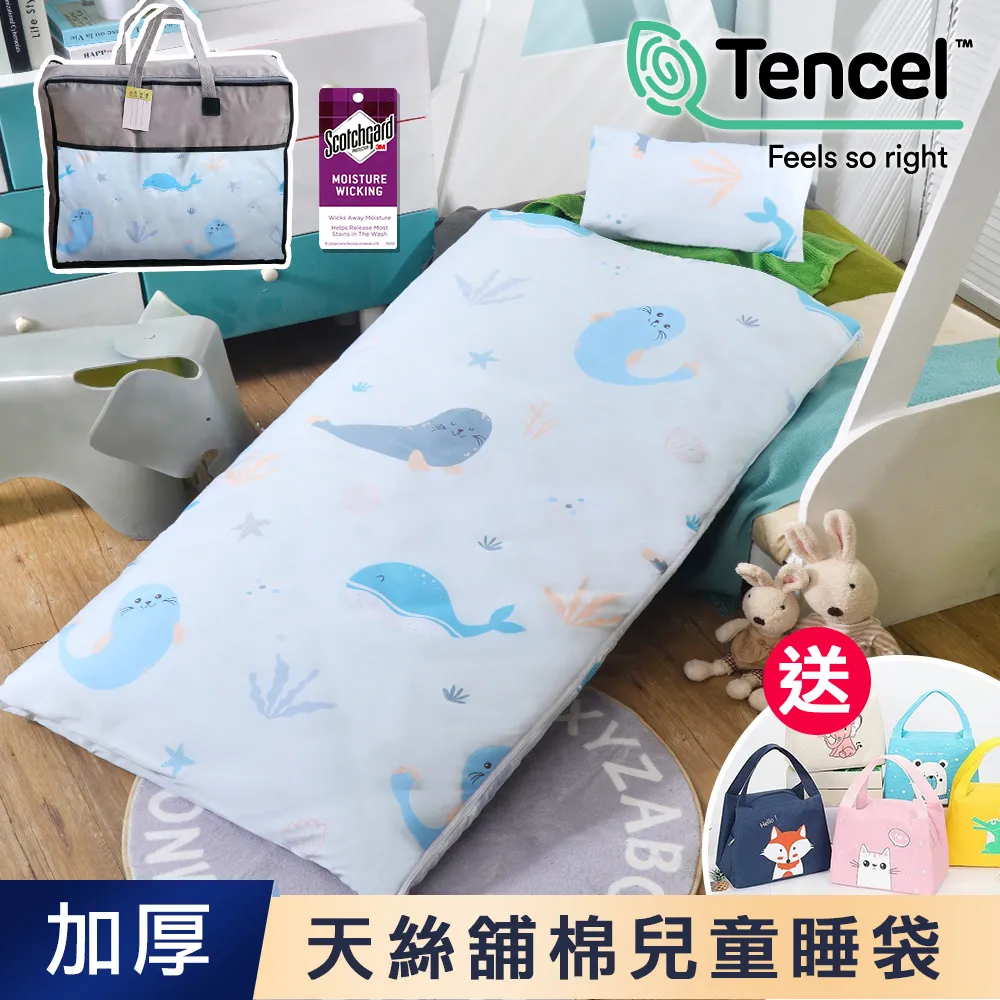 【J-bedtime】天絲TENCEL®冬夏舖棉兩用加大型兒童睡袋(相約小恐龍) 歷史價格詳細信息