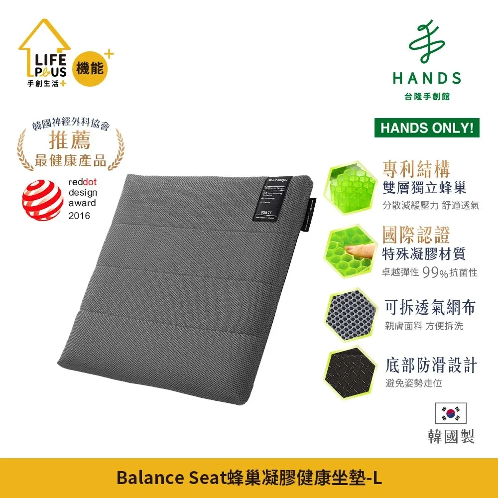 【台隆手創館】BalanceOn蜂巢凝膠雙背護脊椅/坐墊(正脊坐墊) 歷史價格詳細信息