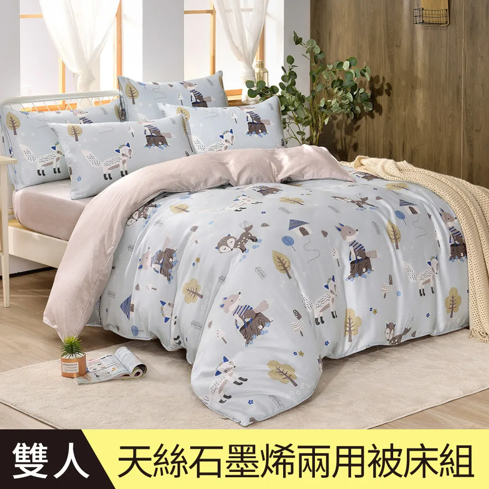 【Betrise貪玩小狐狸】加大 C量能系列 100%奧地利天絲™光淬石墨烯四件式兩用被床包組 歷史價格詳細信息